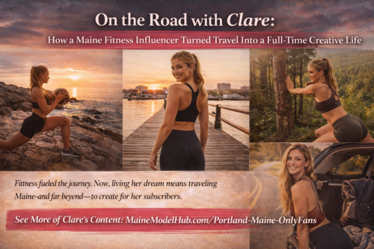 On the Road with Clare: How a Maine Fitness Influencer Turned Travel Into a Full-Time Creative Life